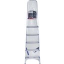 Ver imagem 2 de Escada de Alumínio Mor 5104 6 Degraus Antiderrapante Até 120 Kg