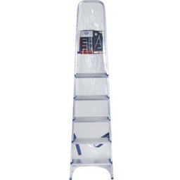 Escada de Alumínio Mor 5104 6 Degraus Antiderrapante Até 120 Kg - 2