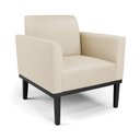 Ver imagem 4 de Sofá Namoradeira com Poltrona Base de Madeira Fixa Preto Marisa Corino D03 - D’Rossi Bege