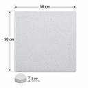 Ver imagem 4 de Piso Cimentício Atérmico 50x50 cm Branco Antiderrapante para Piscina, Jardim e Área Gourmet