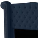 Ver imagem 3 de Cabeceira Casal Queen Size Estofada para Cama Box Ayla Veludo