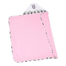 Toalha de Banho para Bebê - Bordada - Pandinha - Rosa - com Capuz - Lepper - 1 Toalha de Banho para Bebê - Bordada - Pandinha - Rosa - com Capuz - Lepper - 1