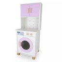 Ver imagem 5 de Kit Mini Cozinha Infantil e Máquina de Lavar - Lilás