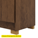 Ver imagem 4 de Guarda Roupa Casal 6 Portas 2g 218 Cm 10037 Imbuia Champanhe Vlr
