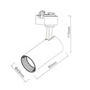 Ver imagem 3 de Spot de Trilho com Led Cob 10w 3000k 700lm Branco-astraled