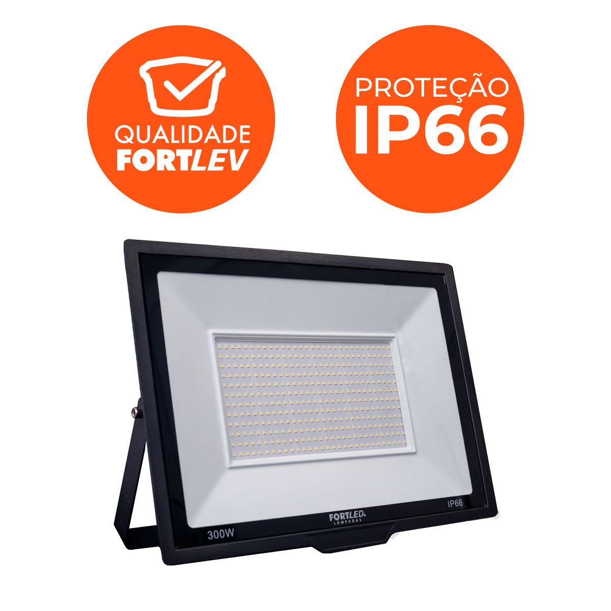 Kit 10 Refletores de Led 300w Fortled - 5