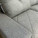 Ver imagem 6 de Sofá Tera Living 3 Lugares Reclinável 262cm Cinza Linho