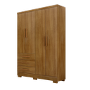 Ver imagem 1 de Guarda Roupa Solteiro Encant 4 Portas 3 Gavetas com Pe Nh Rei de Casa Cumaru