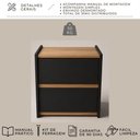 Ver imagem 4 de Mesa de Cabeceira 2 Gavetas Duo 475 MDP Byhouse