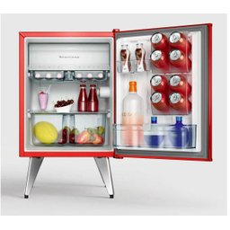 Frigobar Brastemp Retro 76 litros Vermelho - BRA08AV - 4
