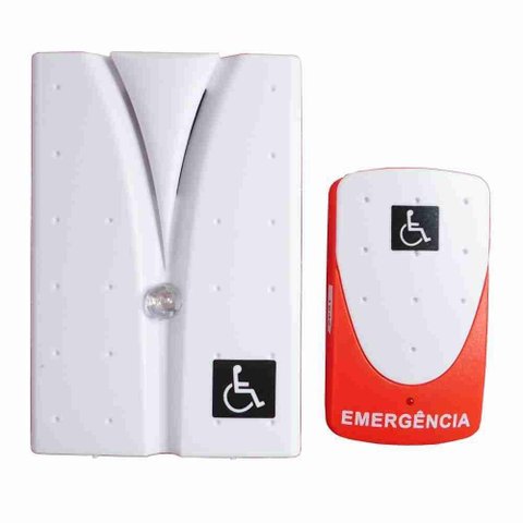 Alarme sem Fio a Pilha para Deficientes Pne/pcd - Dni 4241