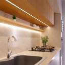 Ver imagem 2 de Perfil de Embutir / Sobrepor para Fita Led Blumenau Line Easy Marcenaria 17mm com 3 Metros Preto Fos