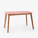 Ver imagem 1 de Escrivaninha para Quarto Áustria Cor Rosa e Mel