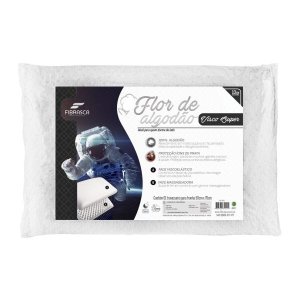 Travesseiro Nasa Flor De Algodão Visco Super Fibrasca