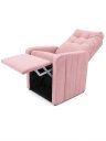 Ver imagem 2 de Poltrona Papai Luxo Reclinavel para Estenção de Cilios , Amamentação Organica* Sued*Rosa Bebê
