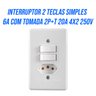 Interruptor 2 Teclas + Tomada 2p+t 20a Stylus Ilumi - 4