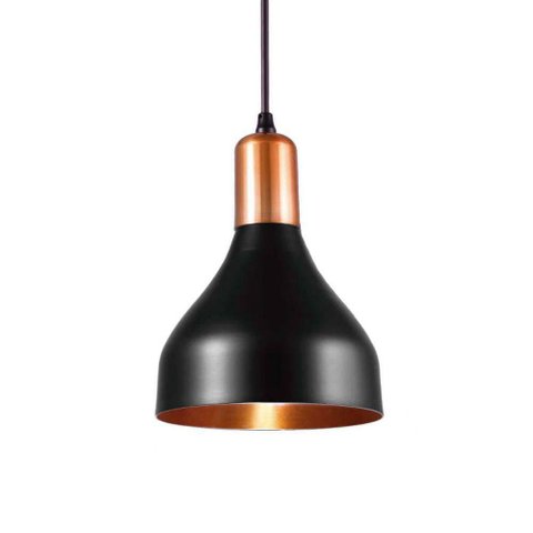 Pendente Berlin Preto/Cobre 15