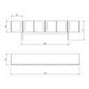 Ver imagem 6 de Balcão Buffet Aparador Lenny 274 Cm 6 Pts Lisa ou Det Telinha Laca Madeirado