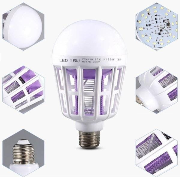 Lâmpada LED Anti Pernilongo Mata Mosquitos Zika Outros Insetos - 3