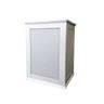 Arandela Bolt 3 Faces Branco Aço/Termoplastico 17X12,5CM - 1
