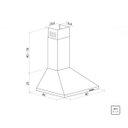 Ver imagem 2 de Coifa de Parede Pirâmide 60 cm Aço Inox 220V Tramontina 94813/002