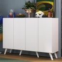 Ver imagem 1 de Aparador Buffet 4 Portas Retrô Alemanha Multimóveis BR3556