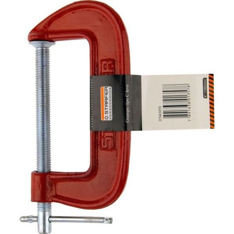 Grampo Tipo C Leve Starfer 5 Polegadas