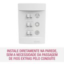 Ver imagem 6 de VENTILADOR DE TETO ALISEU SLIM BRANCO COM BLUETOOTH, CONTROLE REMOTO E PAREDE 127v