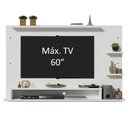 Ver imagem 5 de Painel para Tv até 60 Polegadas Madesa Alfa com Nicho - Branco