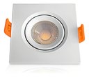 Ver imagem 4 de Spot Mini Quadrado Embutir Super Led 3w Branco Frio Ourolux Cor Branco Frio - 6400k 110v/220v