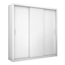 Ver imagem 3 de Guarda-roupa Casal Clarice 3 Portas 4 Gavetas Branco - Pnr Móveis