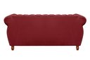 Ver imagem 3 de Sofá Chesterfield Realeza 3 Lugares Decoração Retrô - Suede Bordô