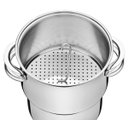 Ver imagem 2 de Cuscuzeira Em Aço Inox 14cm 2,2L Solar - Tramontina - 62519/140