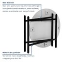 Ver imagem 5 de Mesa de Jantar Dobrável Redonda 86cm com Base de Aço Pop Branco/Preto