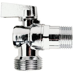 Registro Esfera Latão 1/2 Polegadas Bsp(E)x3/4Bsp(E) 90º 2453 Jackwal - 1