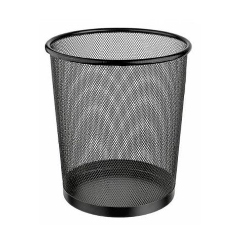 Lixeira Metal Redonda Preto Or98010 Ordene
