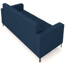 Ver imagem 7 de Sofá 3 Lugares Sala Living Industrial 180cm Senna K01 Veludo Azul Marinho - Lyam Decor