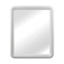 Ver imagem 1 de Espelho Retangular com Moldura de Plastico Branco 5 Primafer
