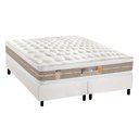 Ver imagem 1 de Cama Box King: Colchão Molas Pocket Ensacadas Castor Silver Star Air + Base Crc Courano White (