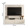 Home para Tv's 75 Polegadas Berlim Calacata Off White - 2