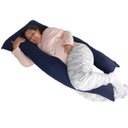 Ver imagem 1 de Travesseiro Gigante Happy Line 150 x 70 cm - Azul escuro