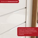 Ver imagem 6 de Guarda Roupa Casal Cayman 100% MDF 2 Portas Deslizantes com Acabamento Soft 6 Gavetas e Pes em ABS