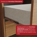 Ver imagem 7 de Guarda Roupa Casal Cayman 100% MDF 2 Portas Deslizantes com Acabamento Soft 6 Gavetas e Pes em ABS