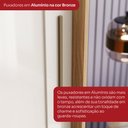 Ver imagem 5 de Guarda Roupa Casal Cayman 100% MDF 2 Portas Deslizantes com Acabamento Soft 6 Gavetas e Pes em ABS