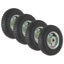 Quatro Rodas Pneumaticas 2.50-4 8x2 para carrinho de carga - 1 Quatro Rodas Pneumaticas 2.50-4 8x2 para carrinho de carga - 1