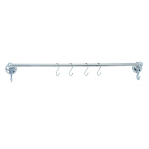 Porta Toalha Toalheiro 80cm Cabide até 8kg Ventosa Sem Furo