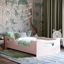 Ver imagem 4 de Cama Infantil Montessoriana Baixa Menino Menina Quarto Criança Encanto Rosa