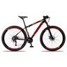 Bicicleta Aluminum Aro 29 Quadro 15 Alumínio 27 Marchas Freio Disco Mecânico Preto Vermelho - - 2