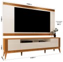 Ver imagem 5 de Rack Morgan com Painel Gardem Cedro com Off White - Edn Móveis