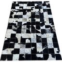 Ver imagem 1 de Tapete Couro Preto Branco Salino Malhado 1,00x1,50 s/B Pç 10